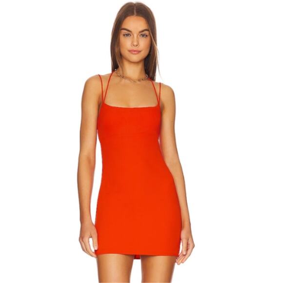 Lovers & Friends Imani Mini Dress in Red NWT Size Medium - Picture 1 of 3